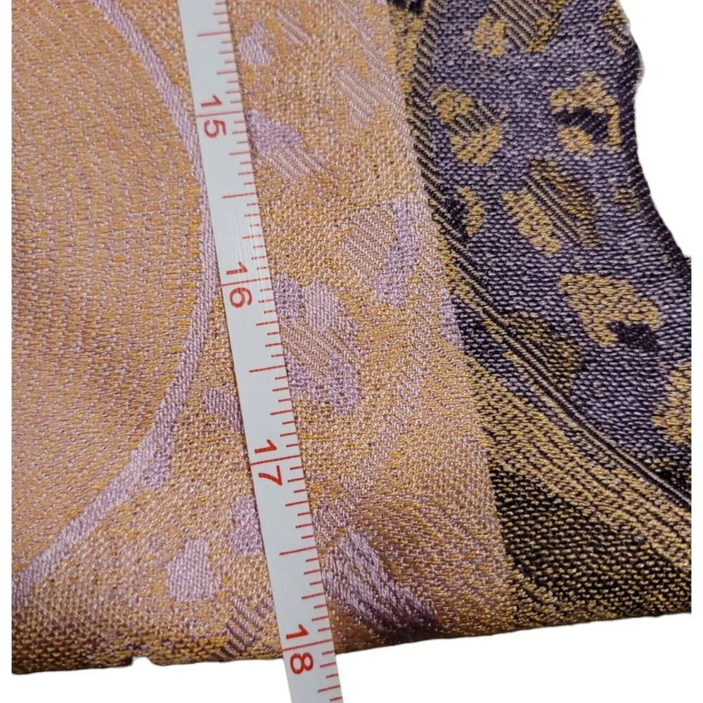 Purple / Pink / Gold Pashmina Scarf